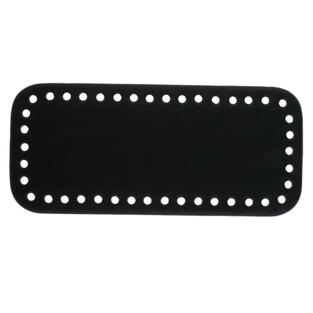 2X Solid Design Bag Bottom Shaper Cushion Insert Base for Bag Making Black