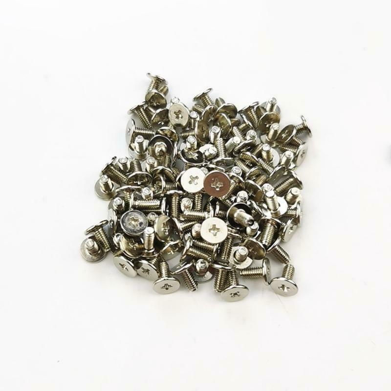 100 Sets Metal Spikes Studs Leathercraft Making Accessories Fashion Bullet Studs