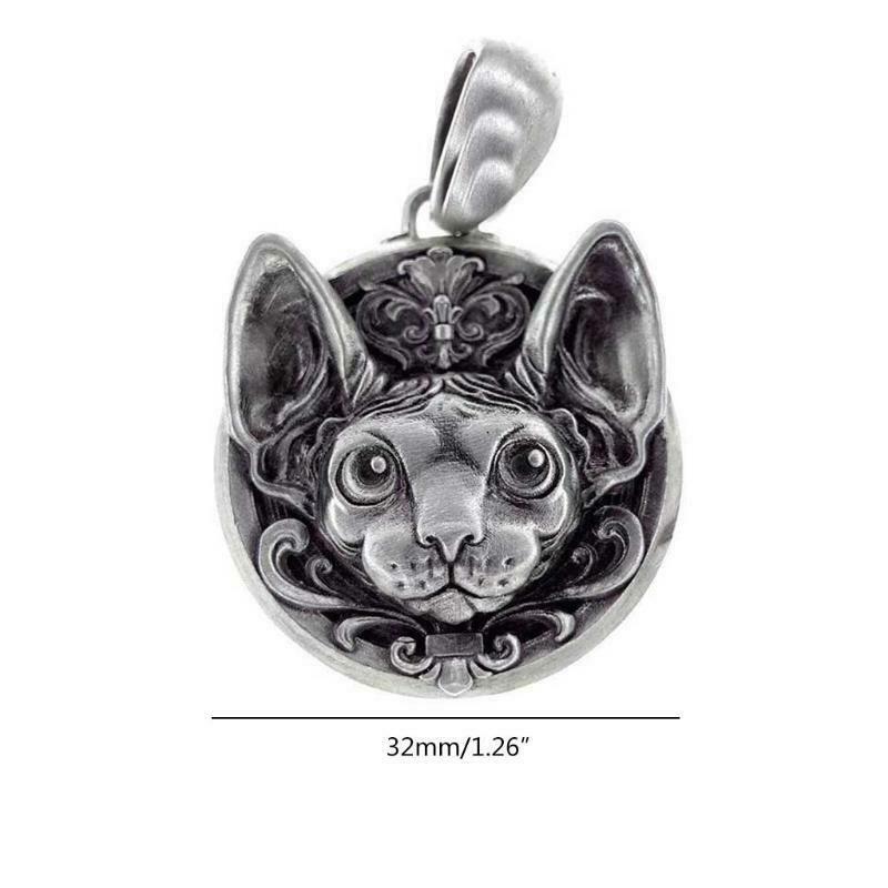Men Women Punk Cat Gothic Cool Pendant Unisex Fashion Jewelry Gift Ornament