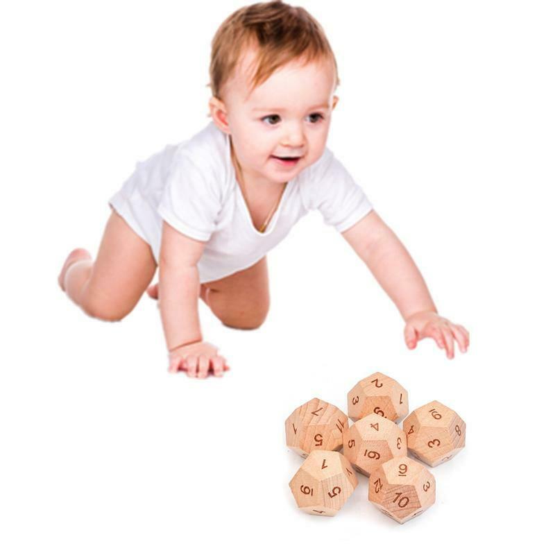 1Set Wooden Board Game Set Sensory Dice Game Indoor Party Game Board Accessory