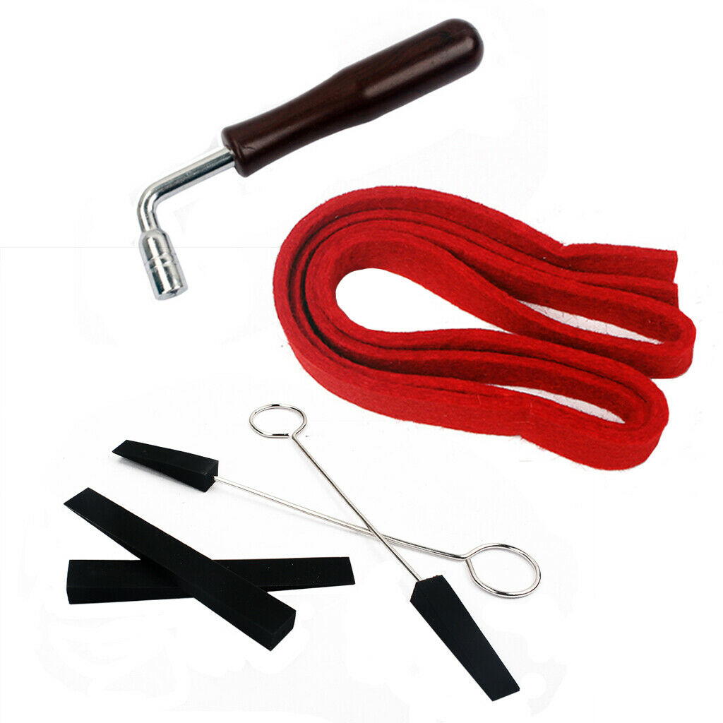 1 Set Piano Tuning Lever Tools Kit Rubber Mute Set Piano DIY Parts
