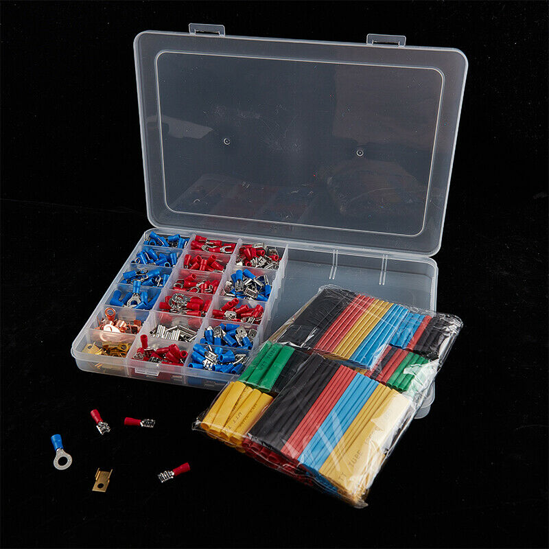 Terminal block 678pcs boxed Cold-pressed terminal block heat shrinkable tubeBDA