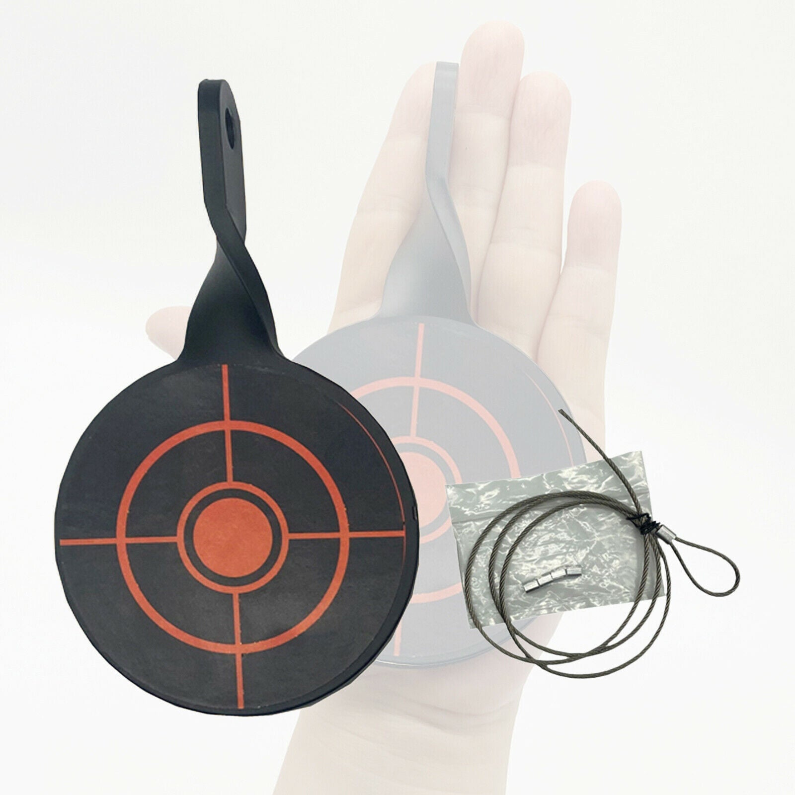 Sturdy Spinner Target Plate Dia. 8cm Resetting Targets Shooting Practice