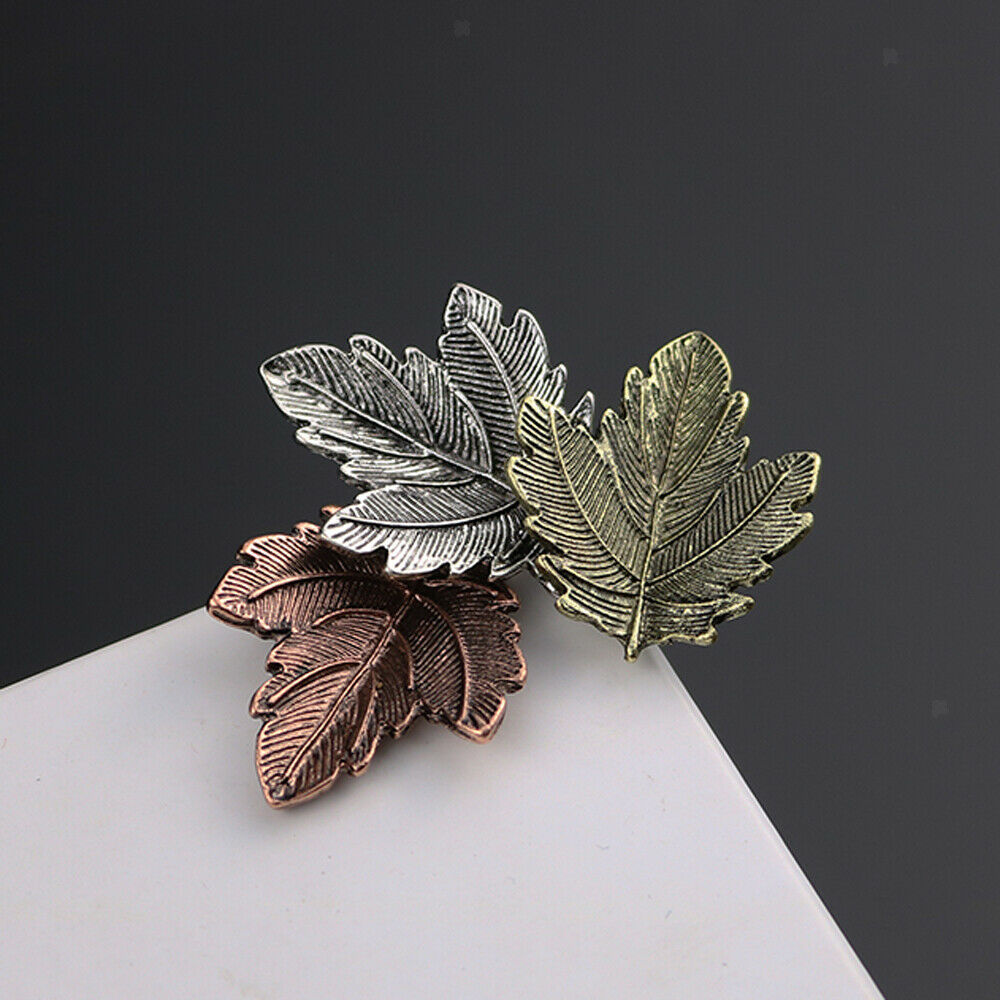 Exquisite Brooch Stylish Maple Leaf Lapel Pin Badge for Coat Sweater Shirt Dress