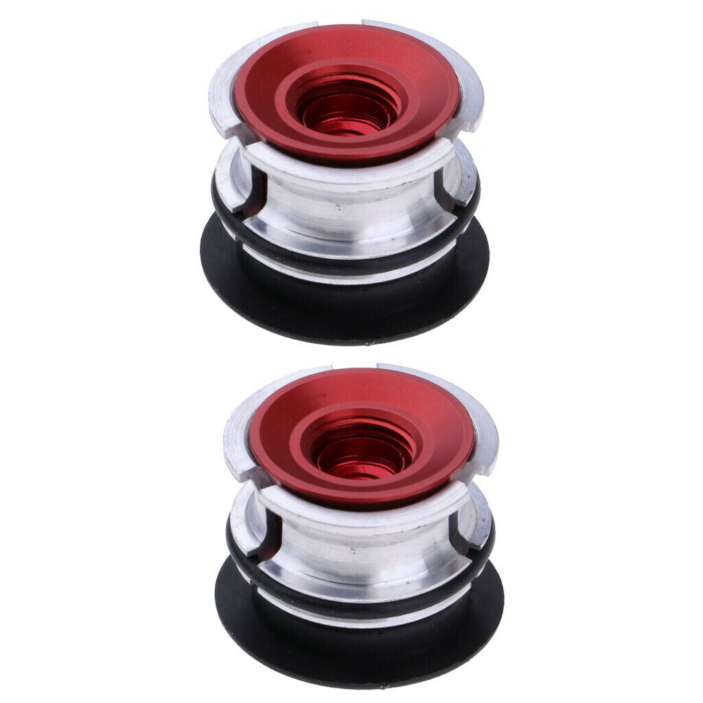 2PCS  BIKE THREADLESS HEAD ASSEMBLY STAR NUT 1 1/8 INCH NEW