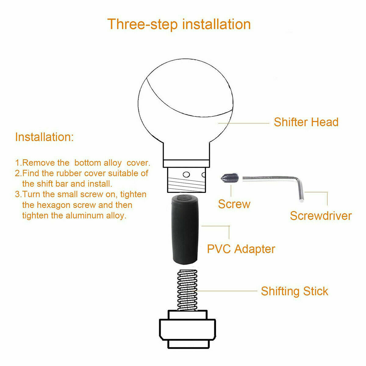 Universal Leather Automatic Auto Car Gear Stick Shift Knob Shifter Lever Cover
