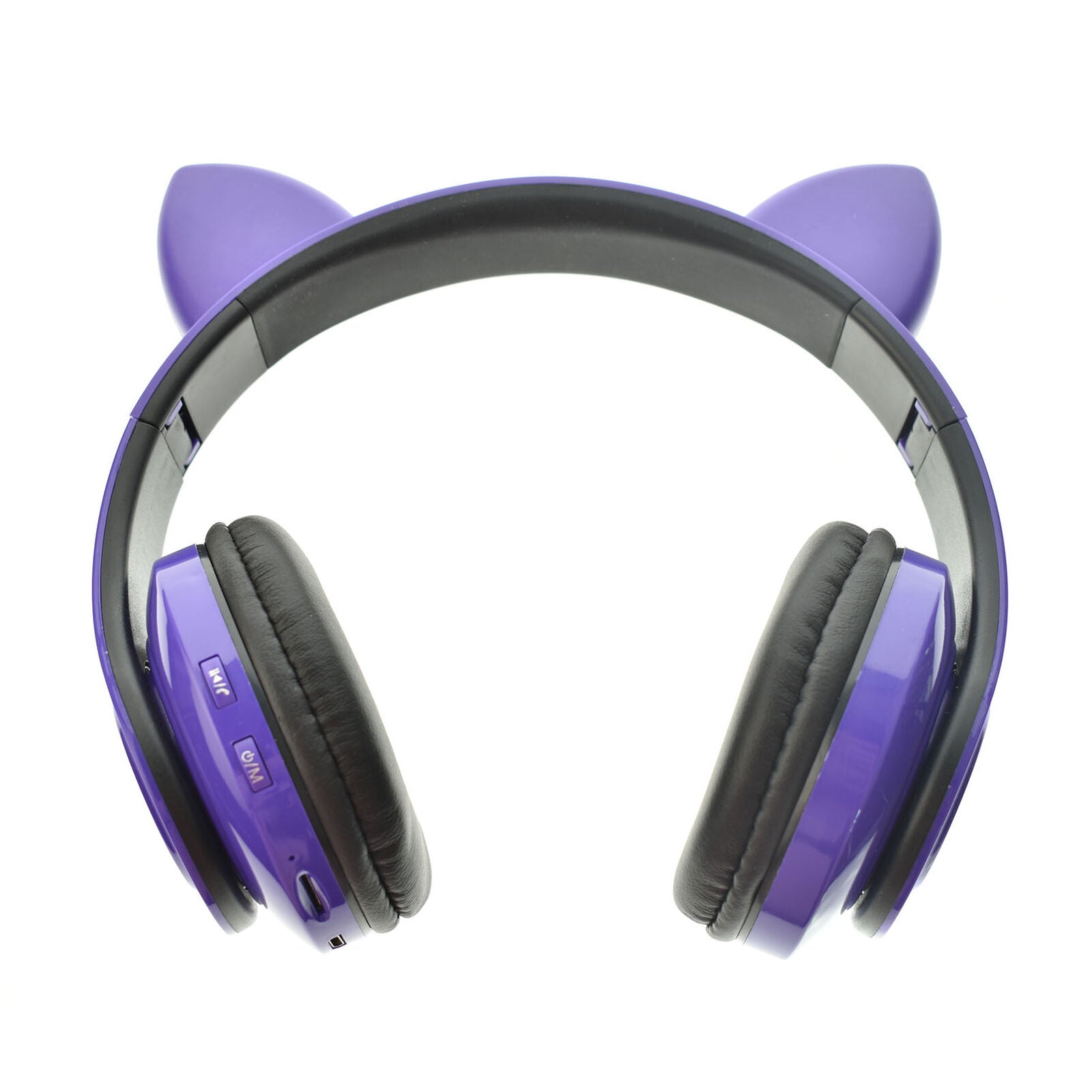 Bluetooth 5.0 Wireless Cat Rabbit Ear Headset LED w/Mic Headphone For Kids