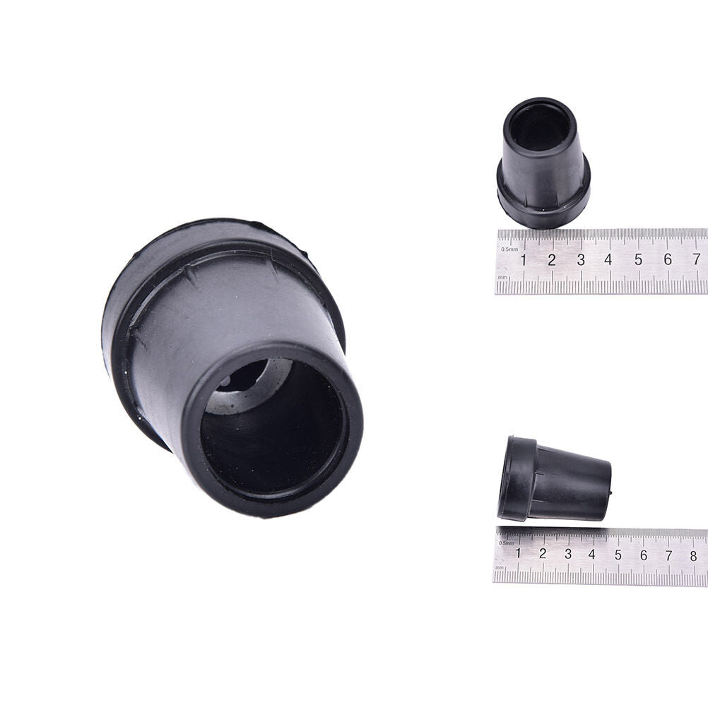 19mm Walking Stick Cane Crutch Pad Rubber Heavy DutyBDerrule End Bott.l8