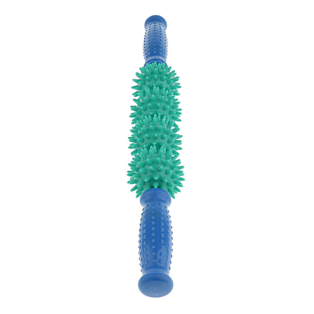 Body Muscle Massage Roller Stick   Point Myofascial Tool Dark Green