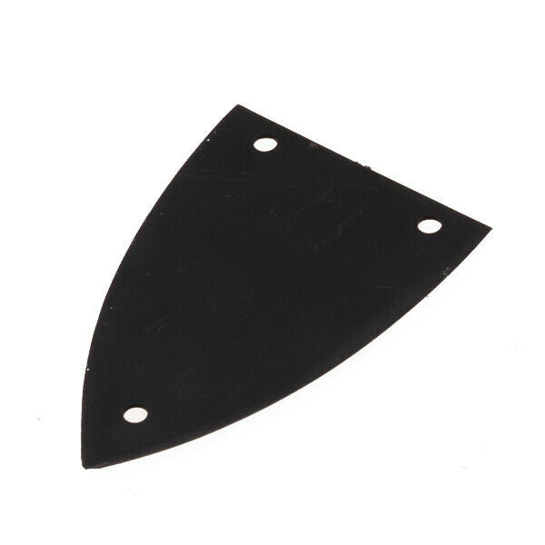 Black ABS  Rod Cover 3 Holes for Replacement of Guitar Parts