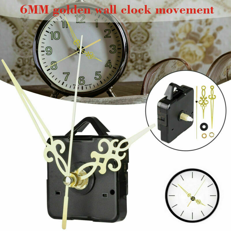 DIY Black Quartz Wall Clock Movement Mechanism Replacement Repair Tool New