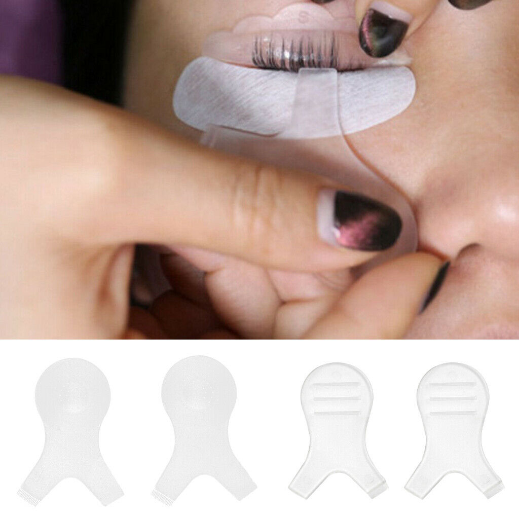 4 Pcs Grafted Y Type Eyelash Brush, Hands