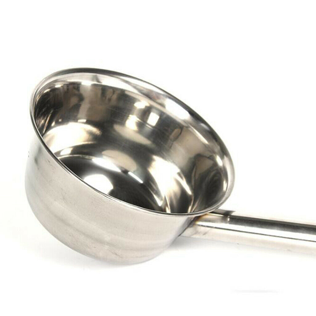2 Pack Household Thickening Stainless Steel Pan Long Handle Pouring Soup Oil