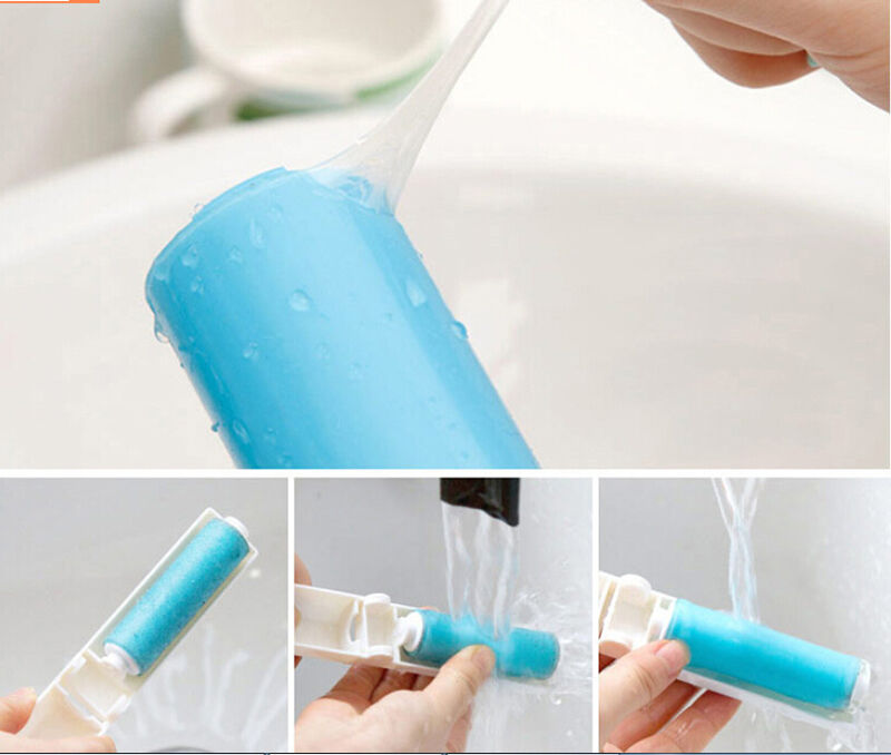 Folding Washable Lint Dust Hair Remov Cloth Sticky Roll Brush Cleaner Too.l8