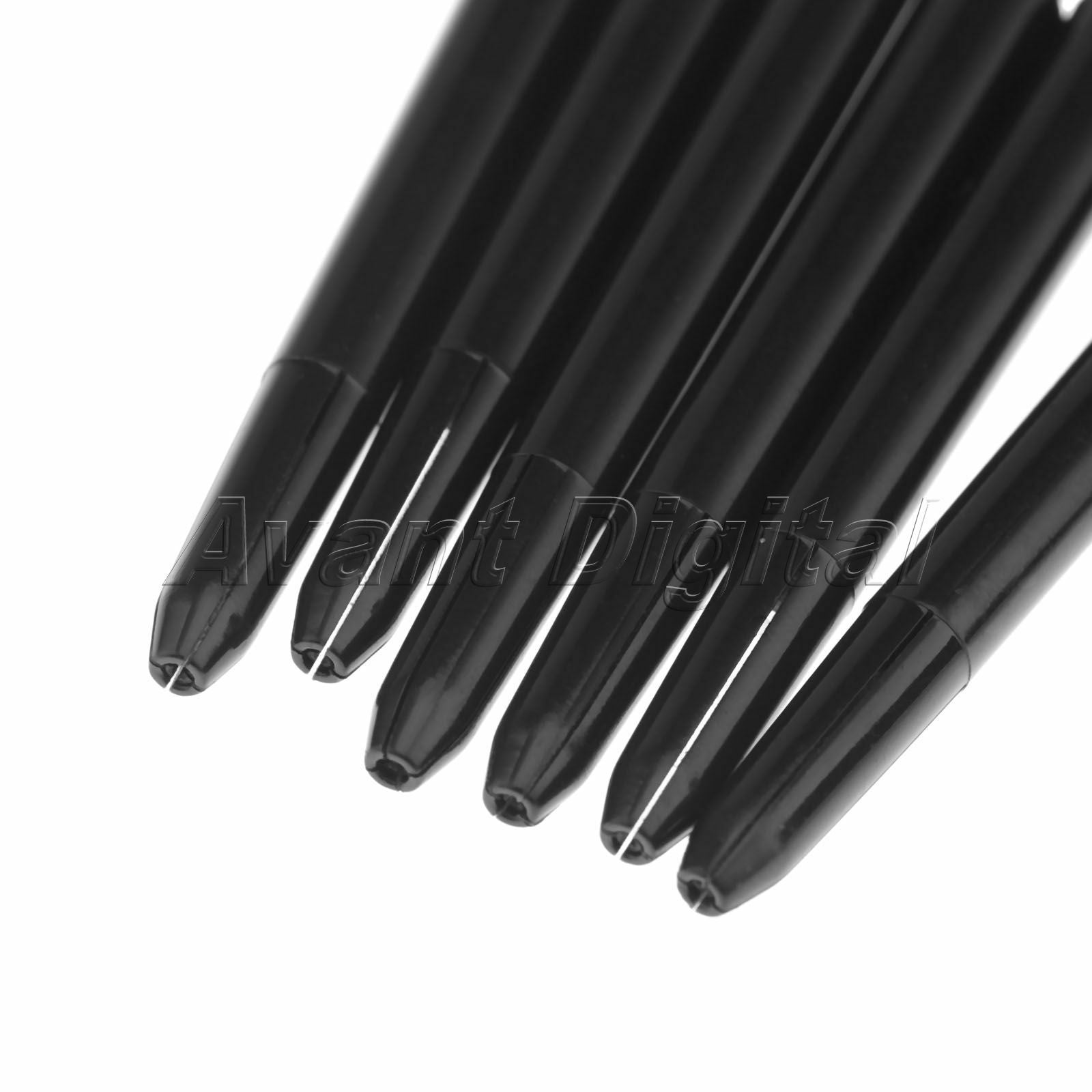 50 Pcs Black Nylon Dart Shafts Darts Stems Replacement 48mm 2BA Screw Thread
