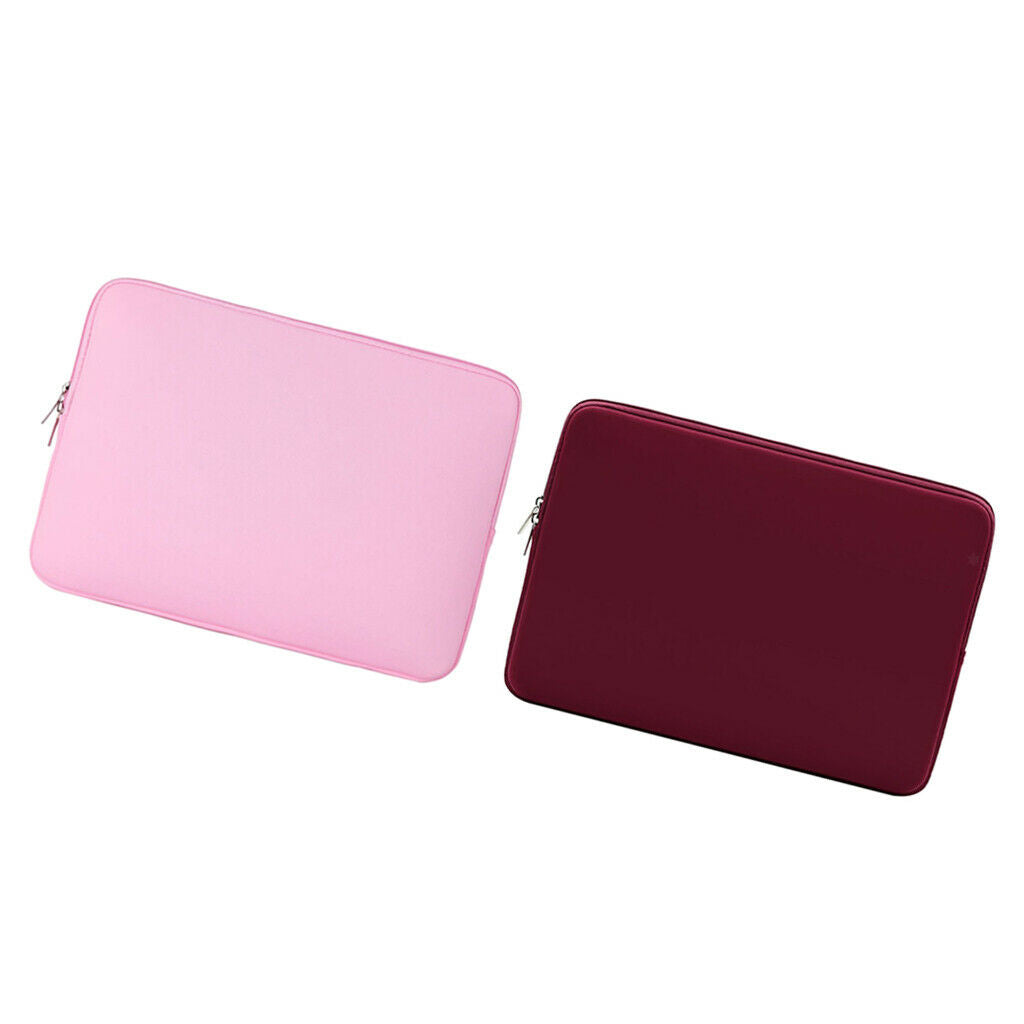 2pcs Carrying Soft Liner Sleeve Pouch Kindle Case for Laptop w/iPad Supplies