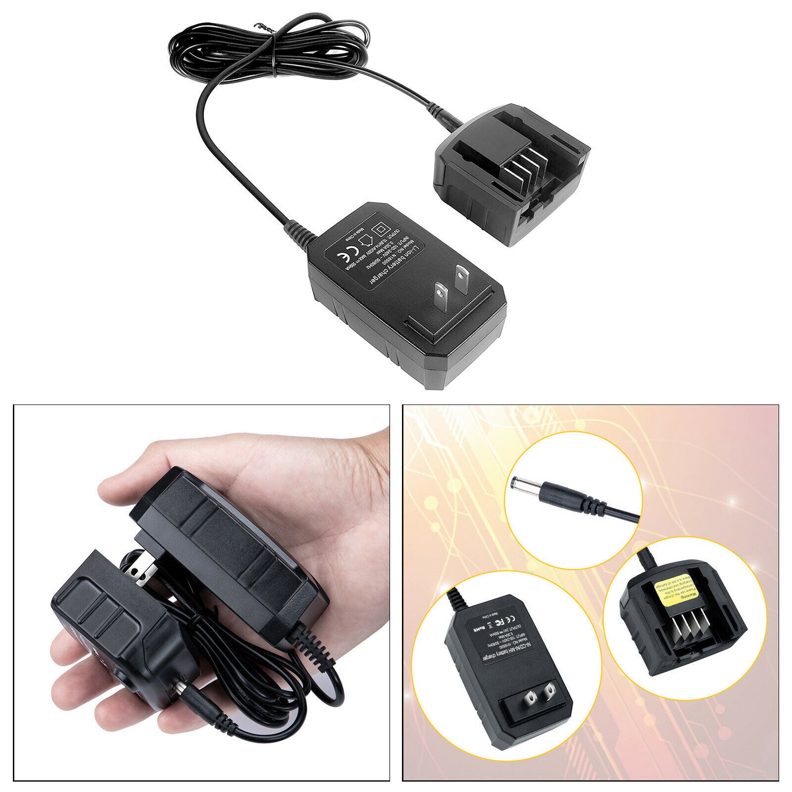 1pc 20V Lithium Ion Battery Charger for 20V LBXR20 LBXR20-OPE LBXR2020-OPE