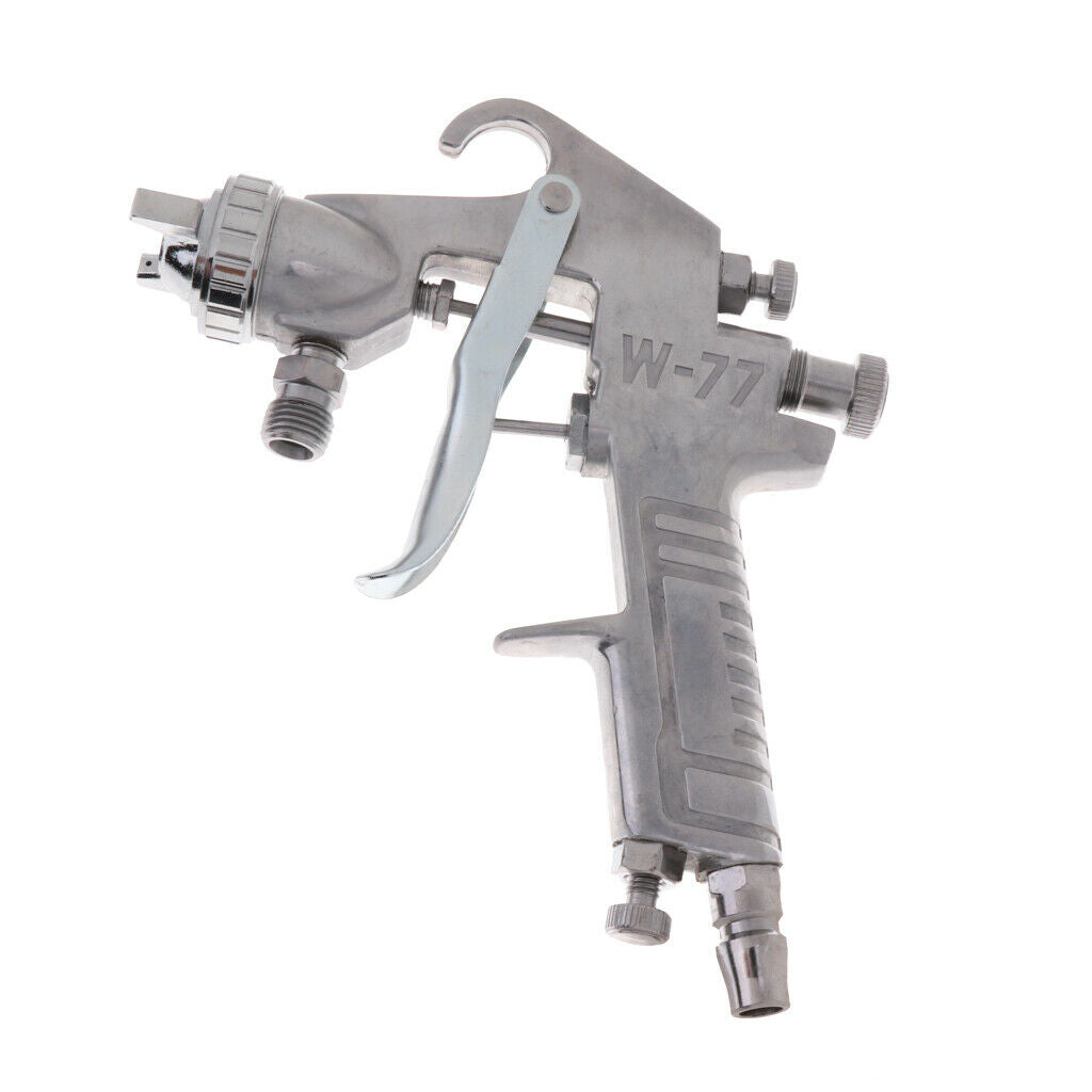 1000ml Pot Spray Paint Gun Air Regulator Nozzle 2mm for Car Wall Machine