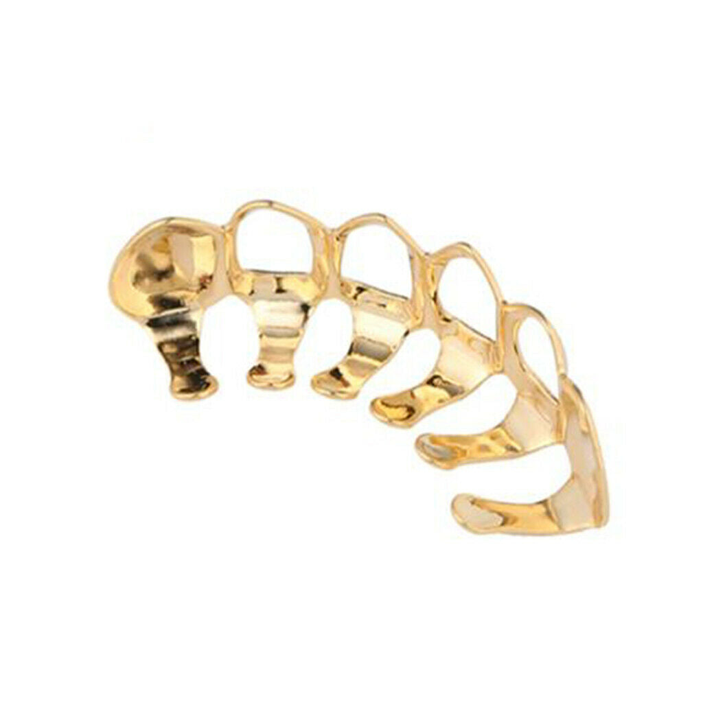 Hip Hop Teeth Grills Hollow Vampire 6 Fang Party Dental Grills Joker Costume