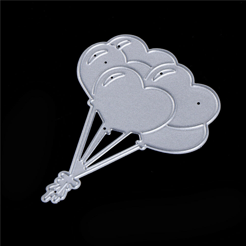 Love Heart Balloons Metal Cutting Die Scrapbooking Embossing Craft Stenci.l8