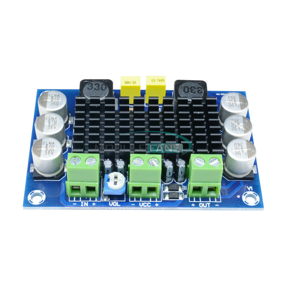 DC 12V 24V 100W TPA3116 D2 DA Mono Channel Digital Power Audio Amplifier board