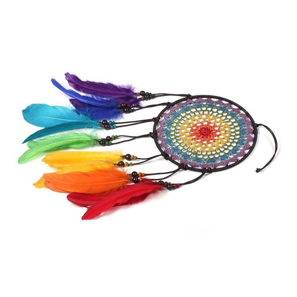 Multi-color Dream Catcher Feather Hanging Pendant for Wall Hanging Ornaments