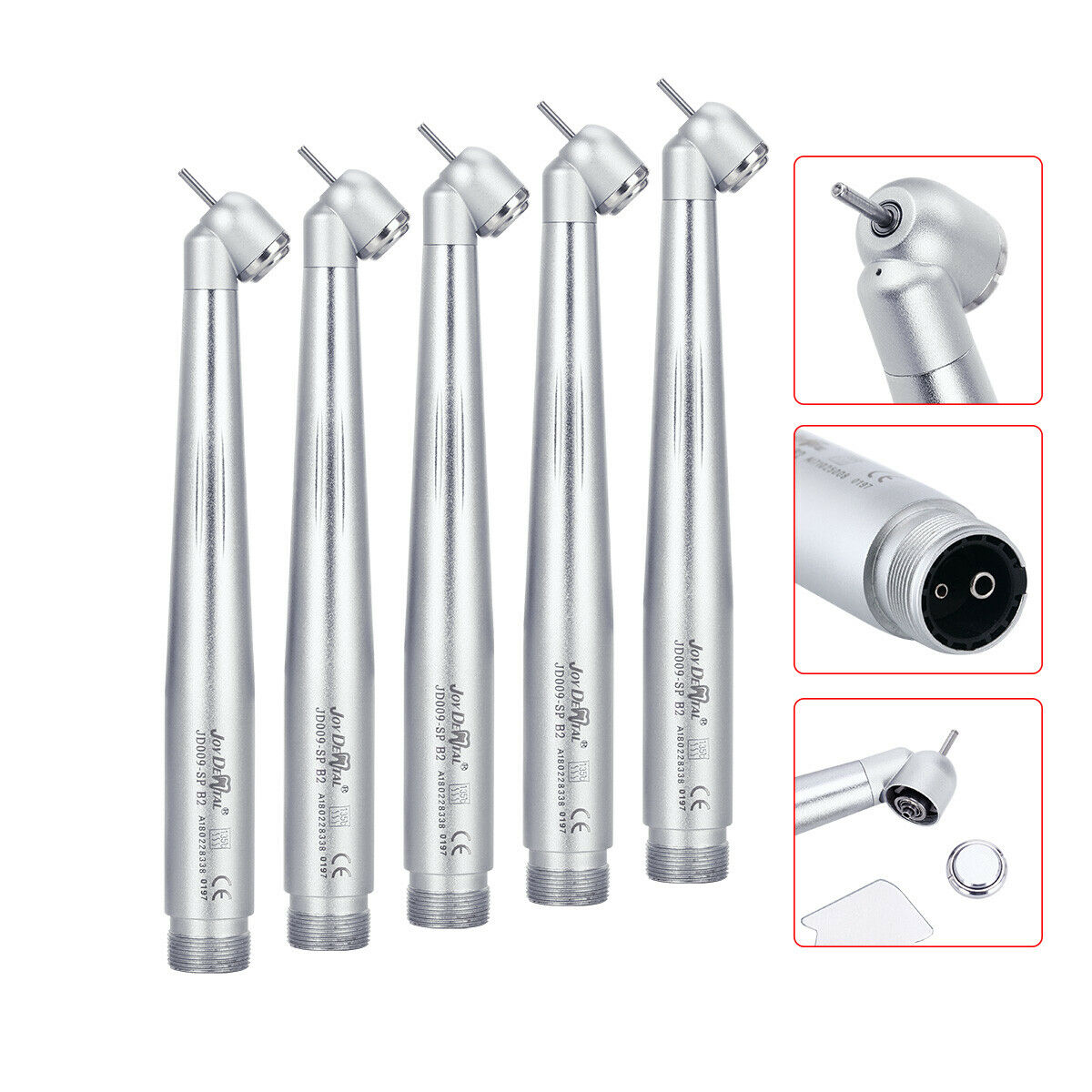 5 X NSK PANA MAX Type Dental 2 Holes 45 degree High Speed Turbine Handpiece