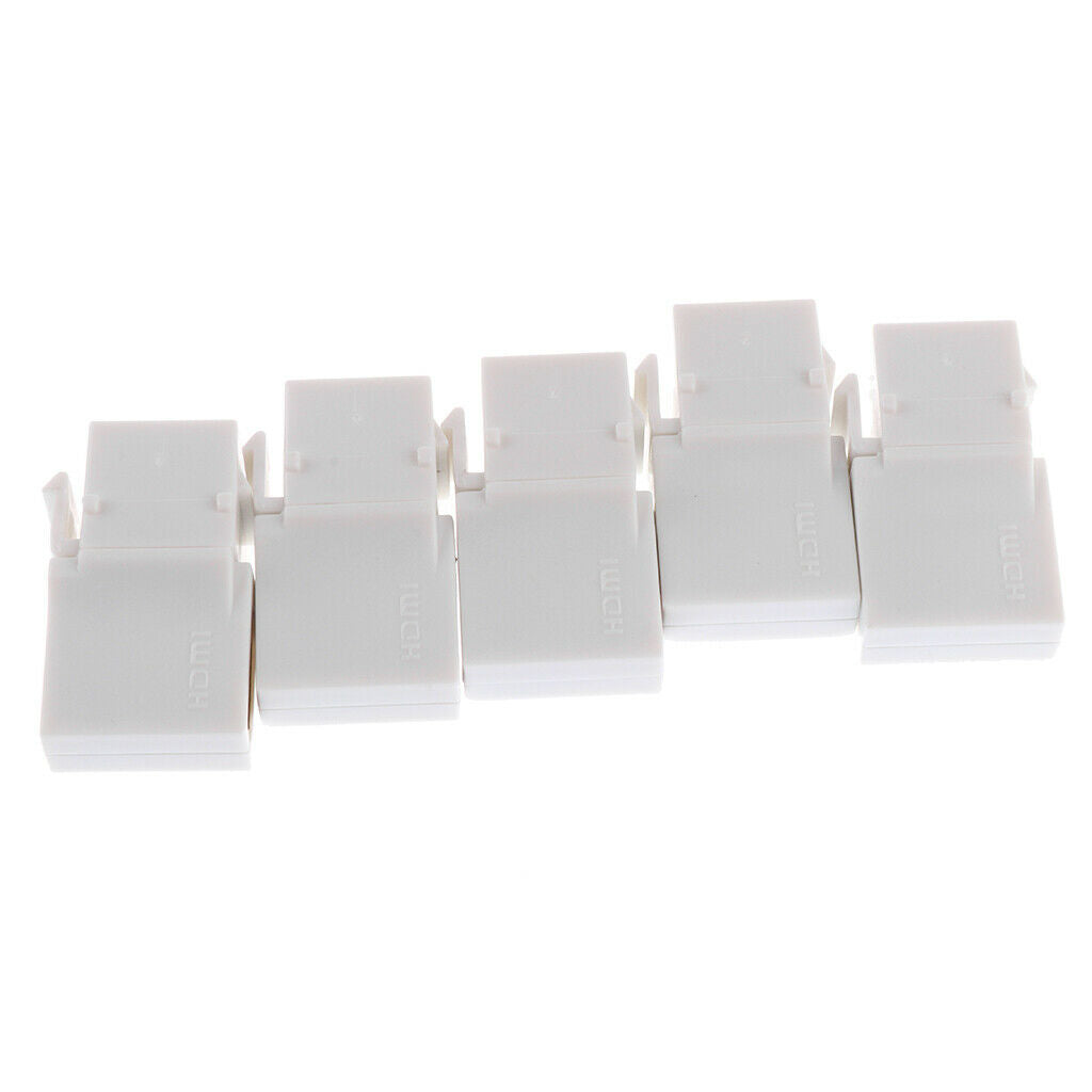 5pcs Keystone   Connector   Female to Female Adapter Quick Connect