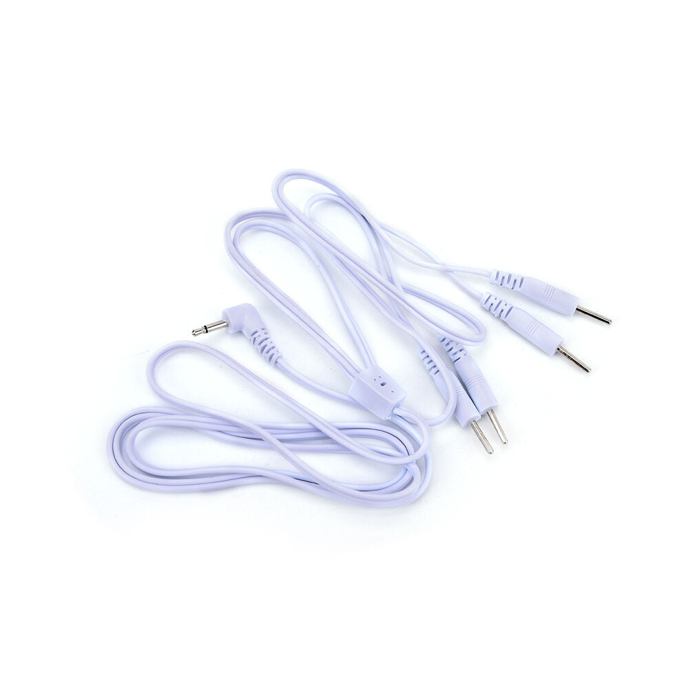 Electrode Lead Wires Cable for Tens Massager 2.5mm Connection with 4 PatchesY SJ