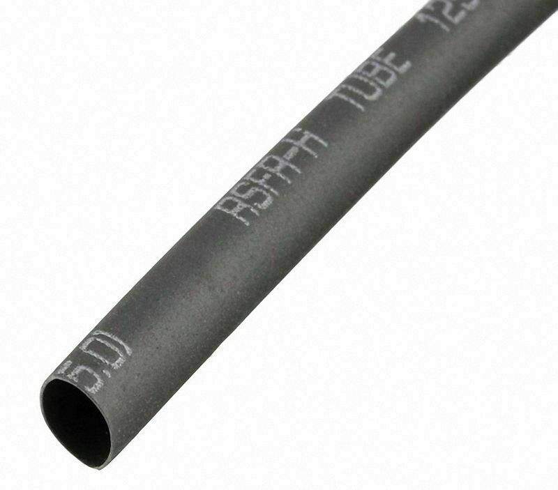 1.5 mm Black Heat Shrinkable Tube Shrink 6 Feet