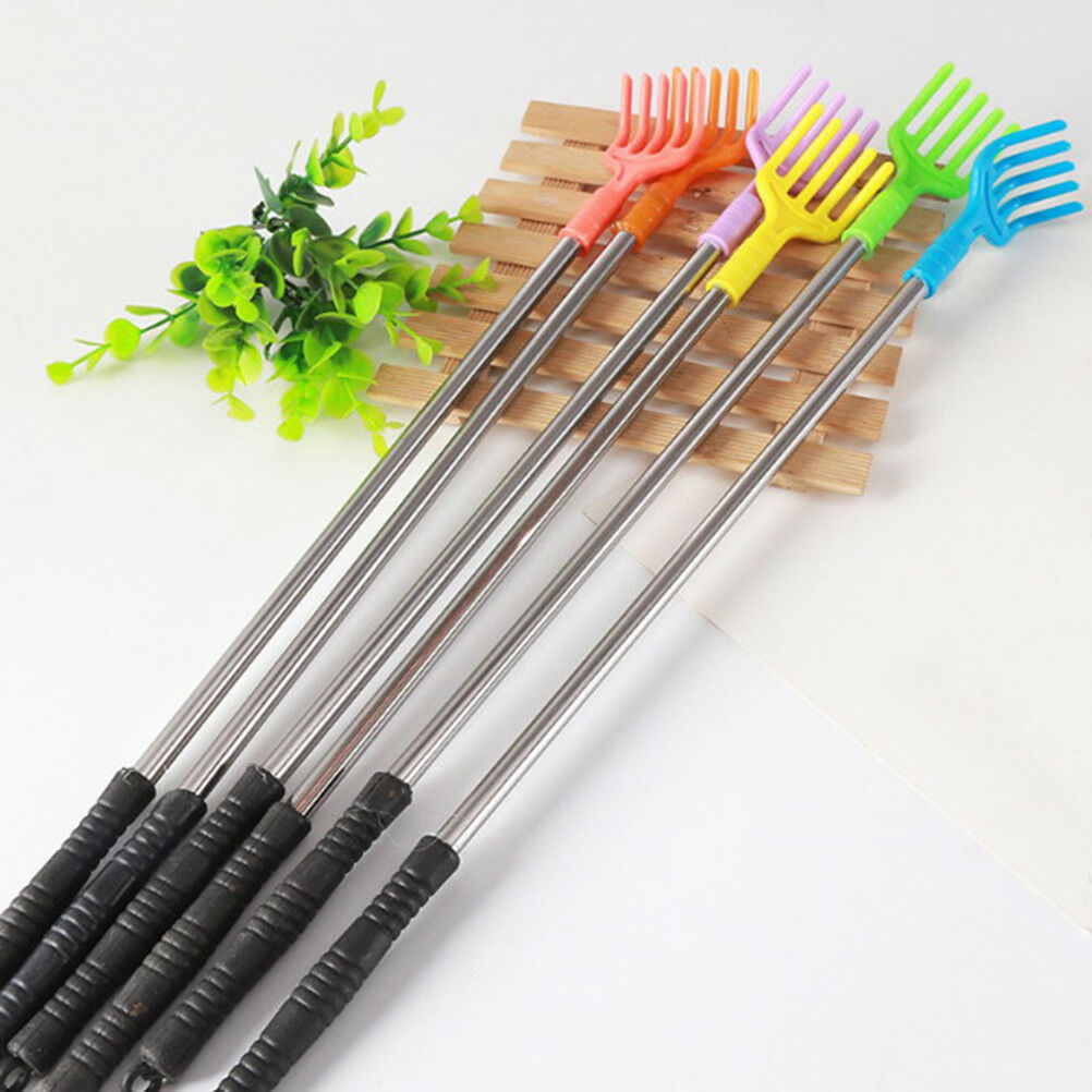 Stainless steel back scratcher massage portable pocket itching claw .l8