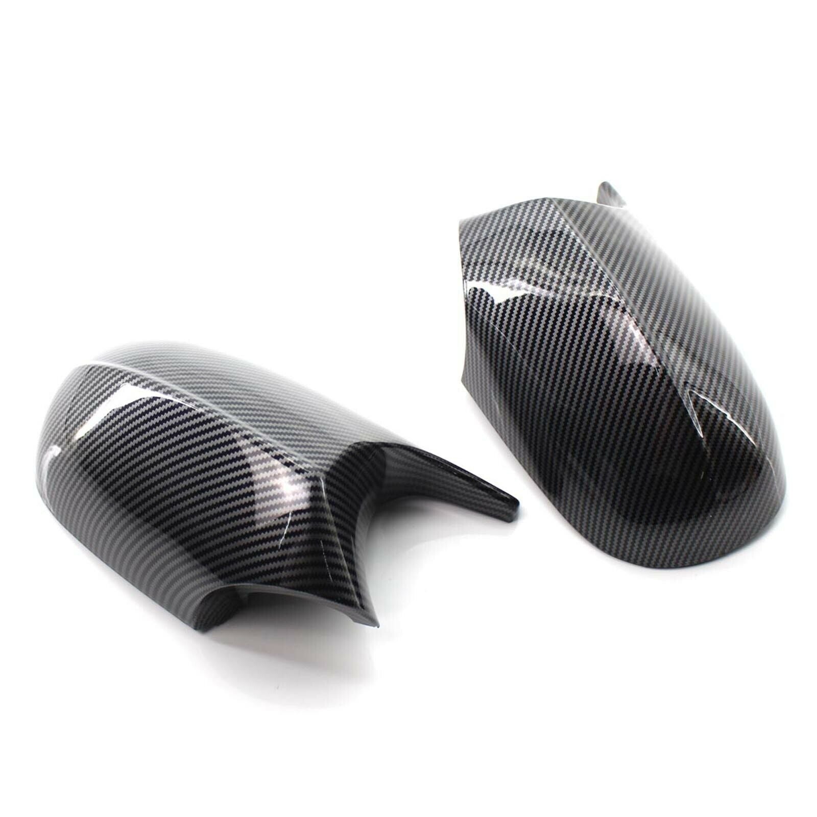 2x M3 Style Side Mirror Rear View Covers Replaces for BMW E90 E91 E92 E93
