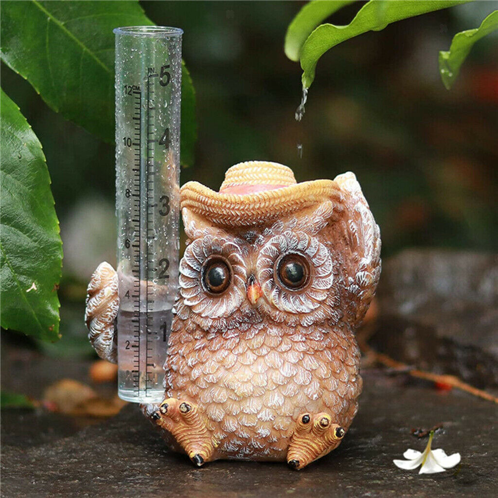Garden Owl Sculpture Landscape for Home Outdoor Garden Yard Decor Arts