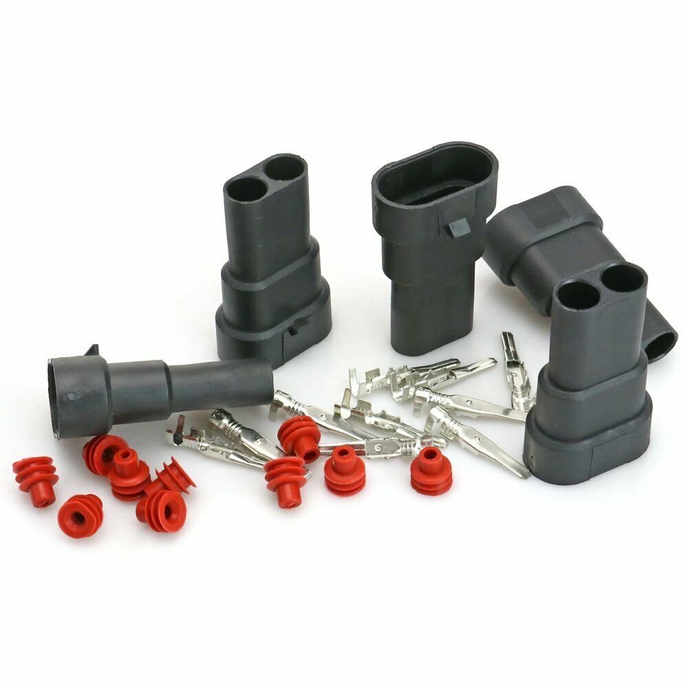 5PCs Waterproof 9005 HB3 9006 HB4 H10 Male Connectors LED HID Xenon Socket Plugs
