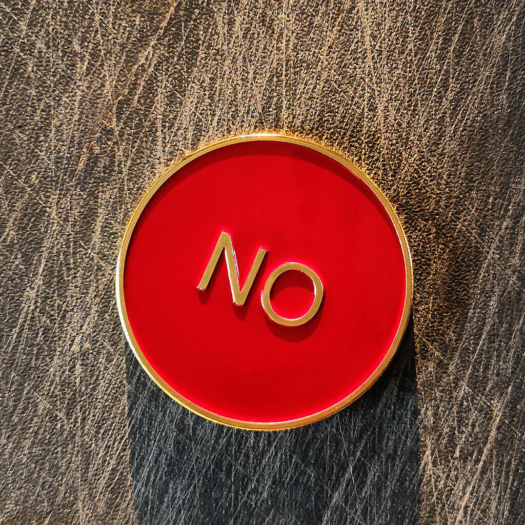 Commemorative Coin Souvenir Art Decision Making Coin Yes or No Green Red