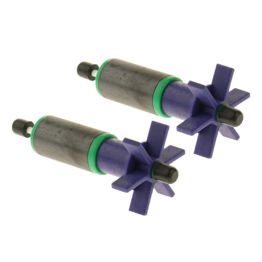2Pcs/Set Durable Impeller Rotor HW Filter Canister Shaft Spare Rotor Parts