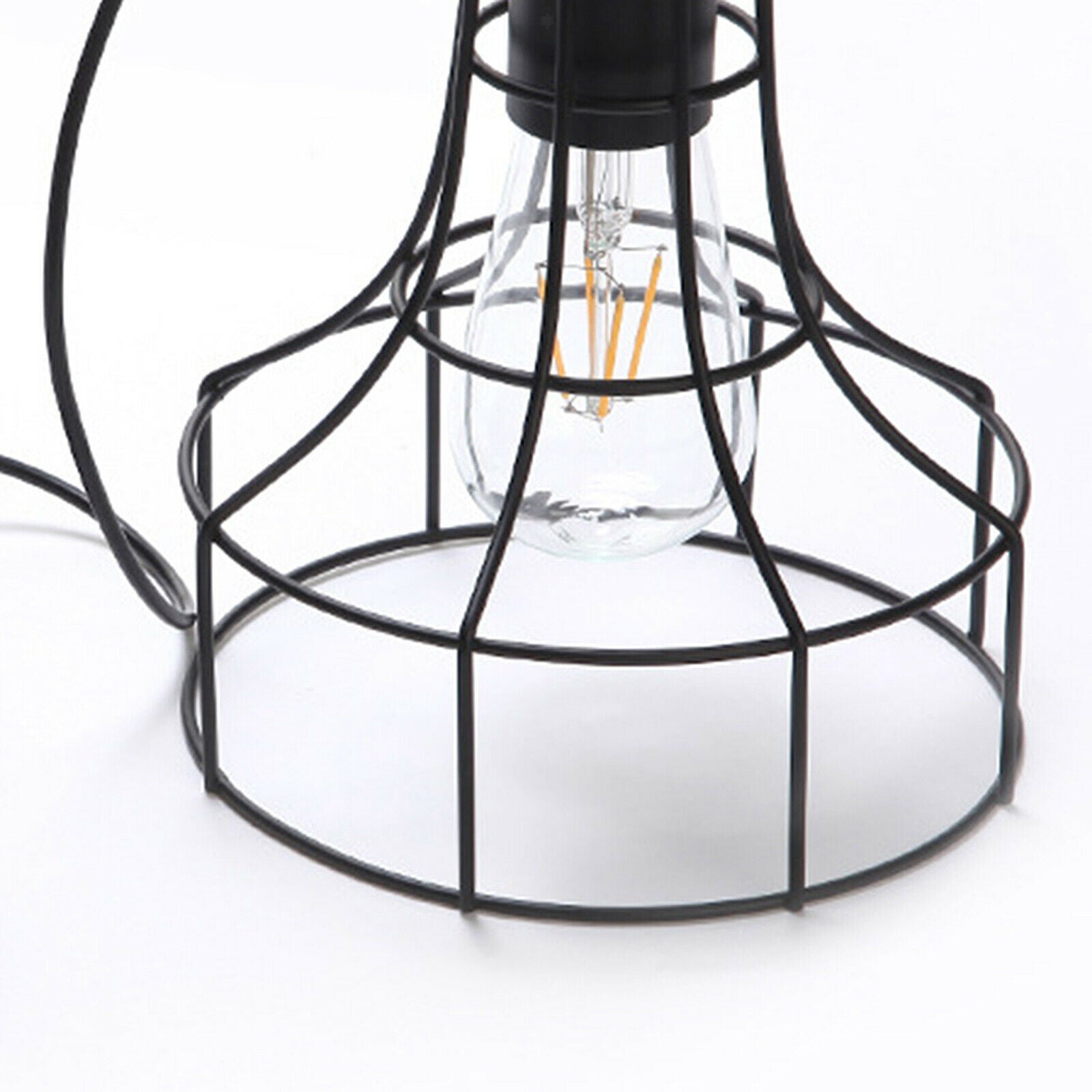Single Head Solar Pendant LED Light Garden Hanging Shed Lamp Indoor Outdoor