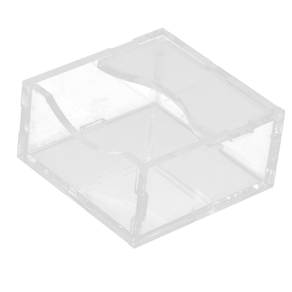 Light Acrylic Food Bowl Dish For Mouse Chinchilla Rats Gerbil Rats Hamster