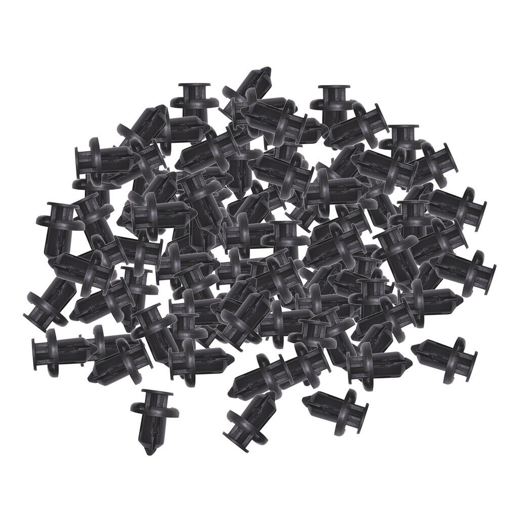 100 Sets Universal Car Nylon Push-type Pin Rivet Trim Clip Fastener Body Kit