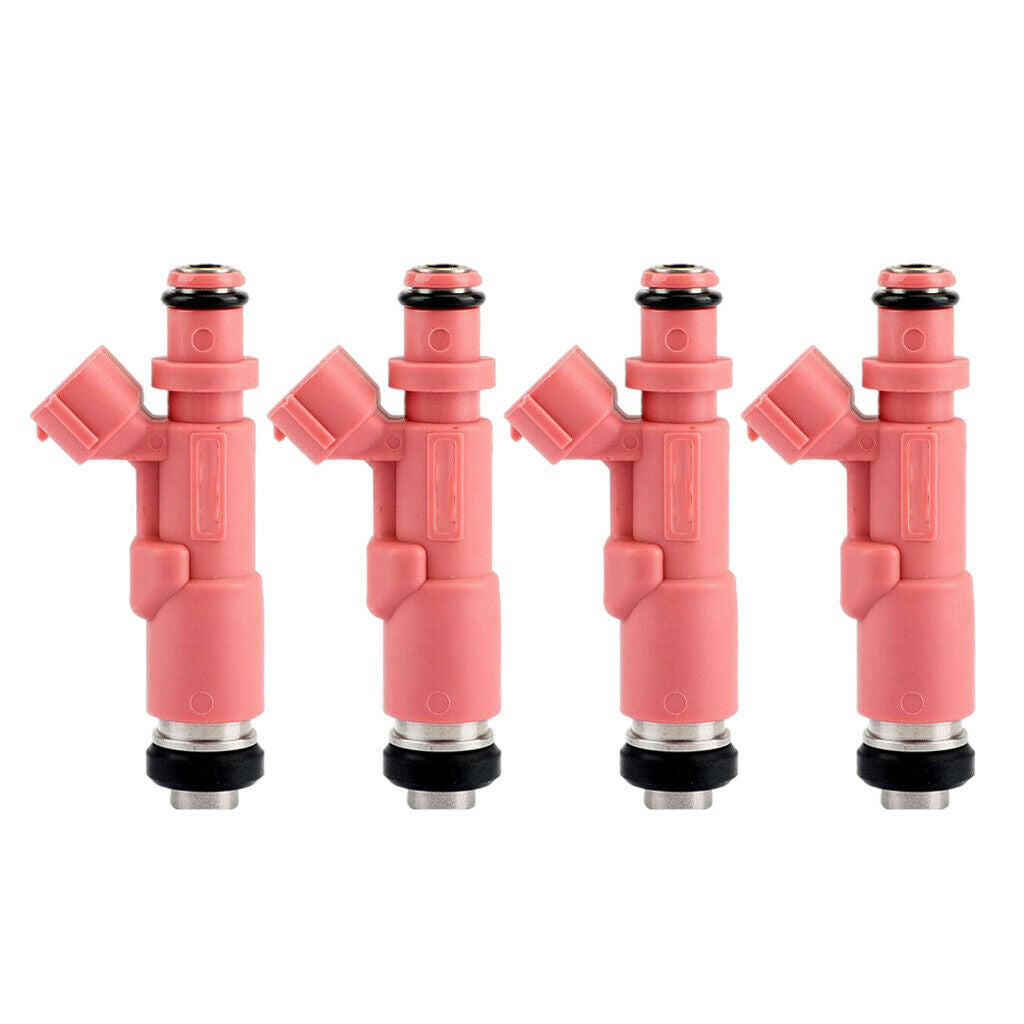 4 Pieces Petrol Gas Fuel Injector 23209-79135 Metal & Plastic Fuel Nozzle