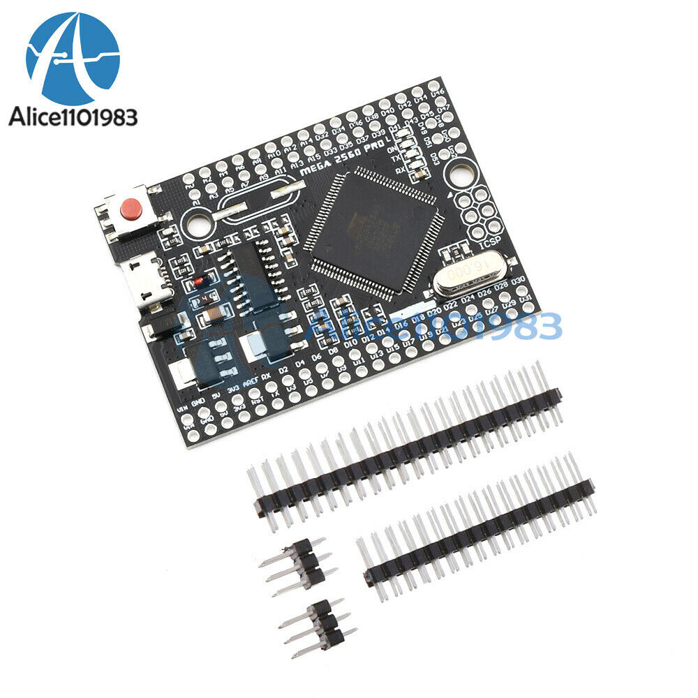 Mini MEGA 2560 Pro Micro USB CH340G ATMEGA2560-16AU For Arduino Mega 2560 R3