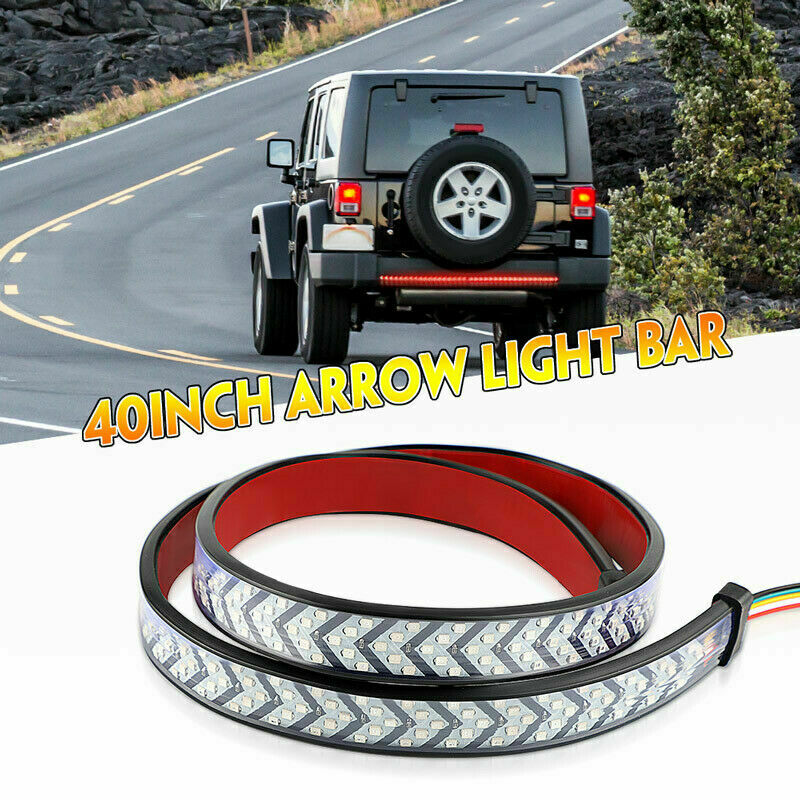 60" LED Truck Tailgate Light Bar Strip Reverse Brake Tail Flowing Turn Signal
