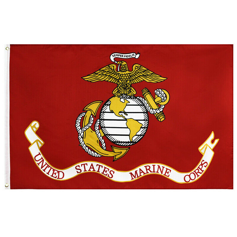 90x150cm Polyester United States of American USMC Marine Corps Flag .l8