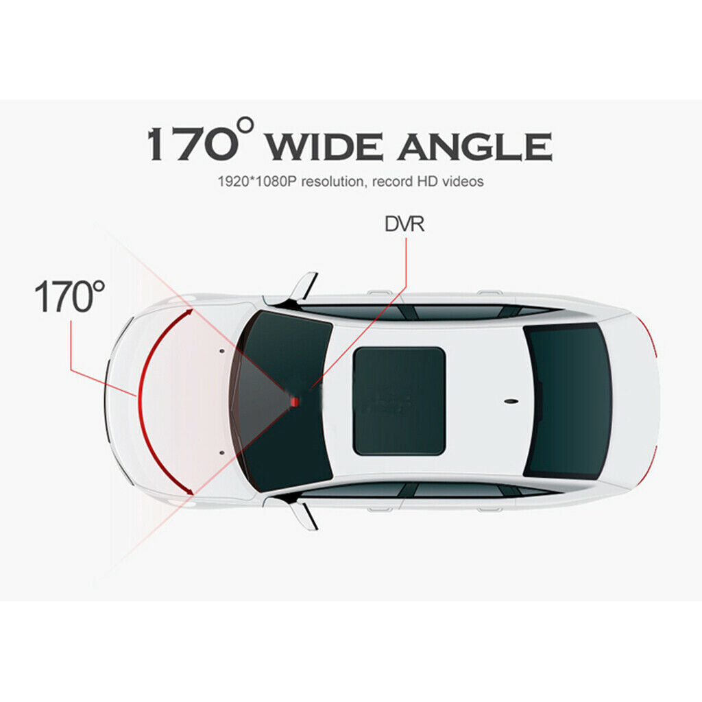 Dash Camera, WiFi Dashboard Camera, Full HD 1080P Dash Camera, 170 Degree Wide