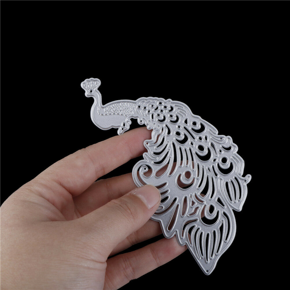 Lovely Peacock Cutting Dies Stencils Scrapbooking Album Embossing Paper Carh Rf