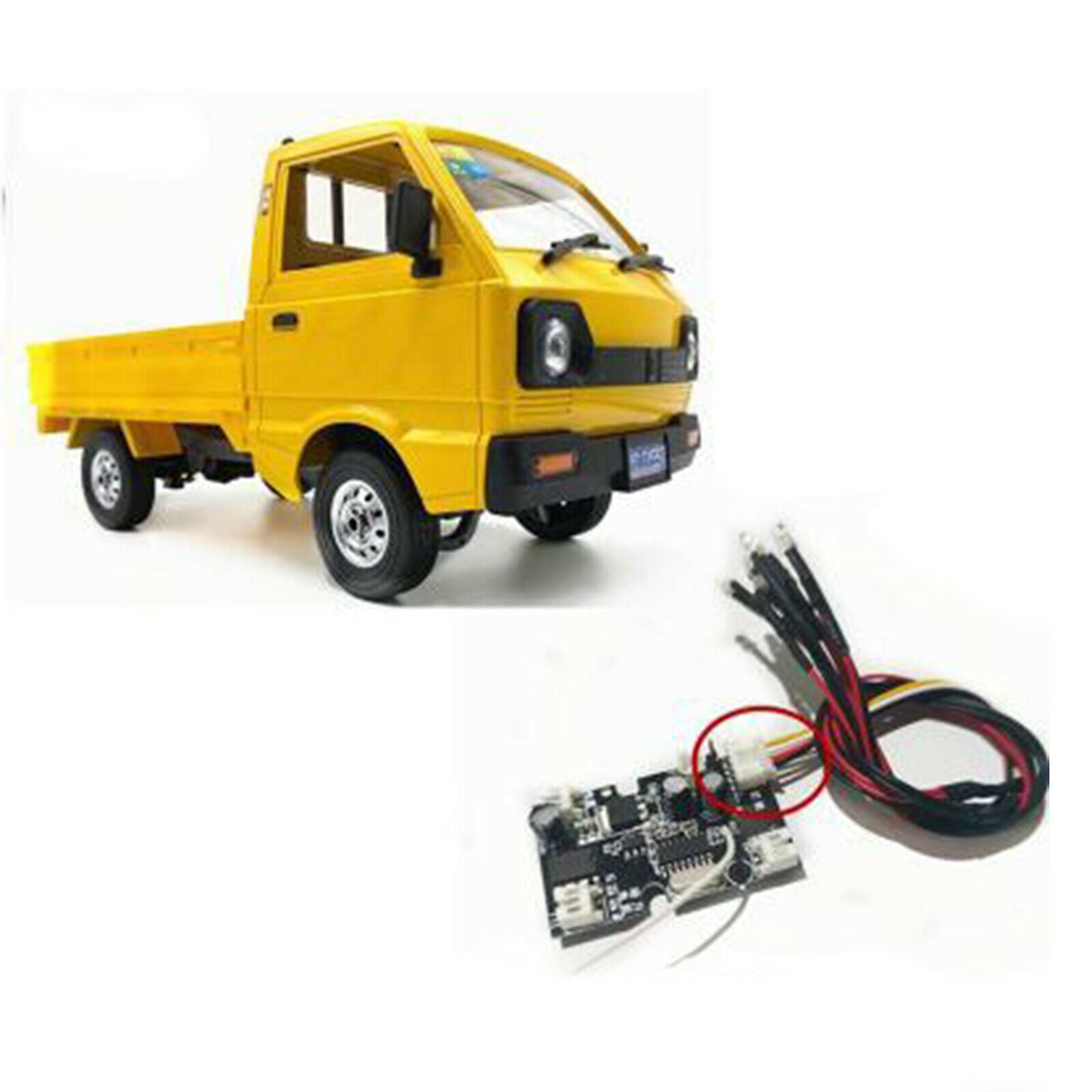 Light Group Lamp for WPL D-12 1:10 Scale RC Drift Truck Modified Parts
