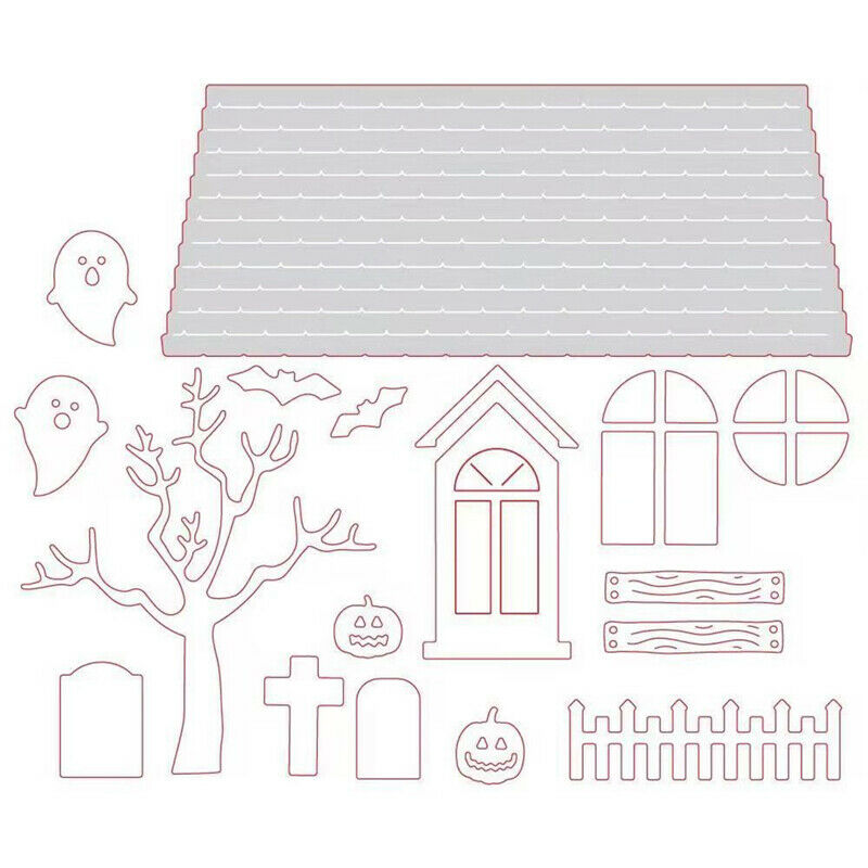 House Shaker Metal Cutting Dies Stencils for DIY Scrapbooking Decorative Embo DF