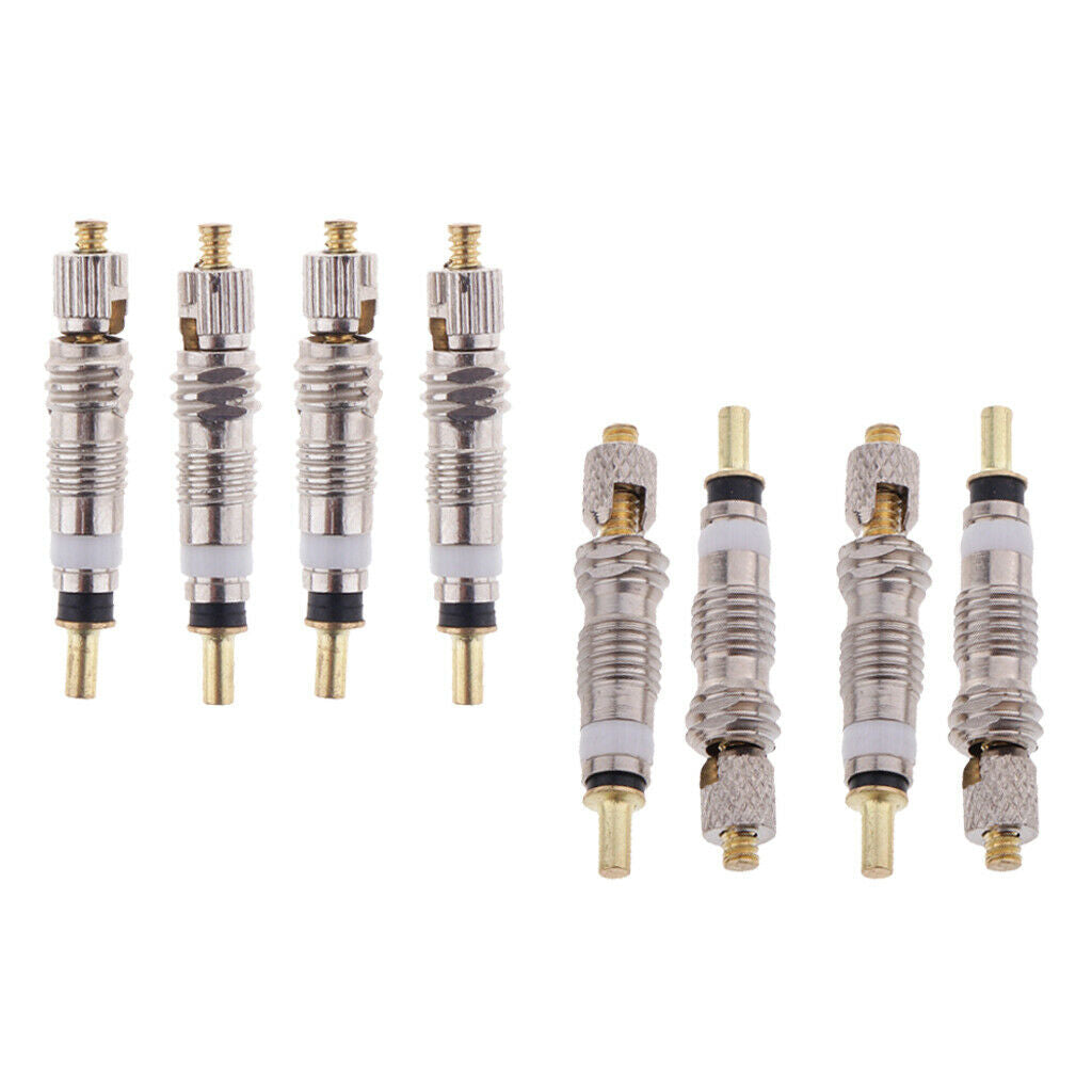 8x Bike Presta Valve Core  Cycle Removable Tubeless Parts with