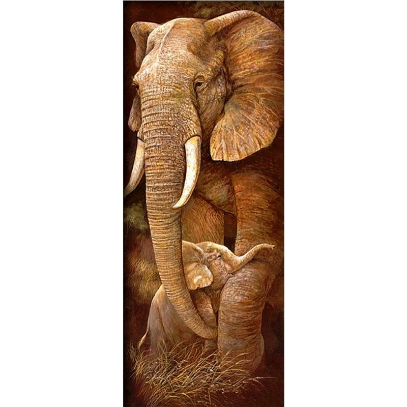 Elephant 5D Full Diamonds Embroidery Painting DIY Cross Stitch Home Decor Craft