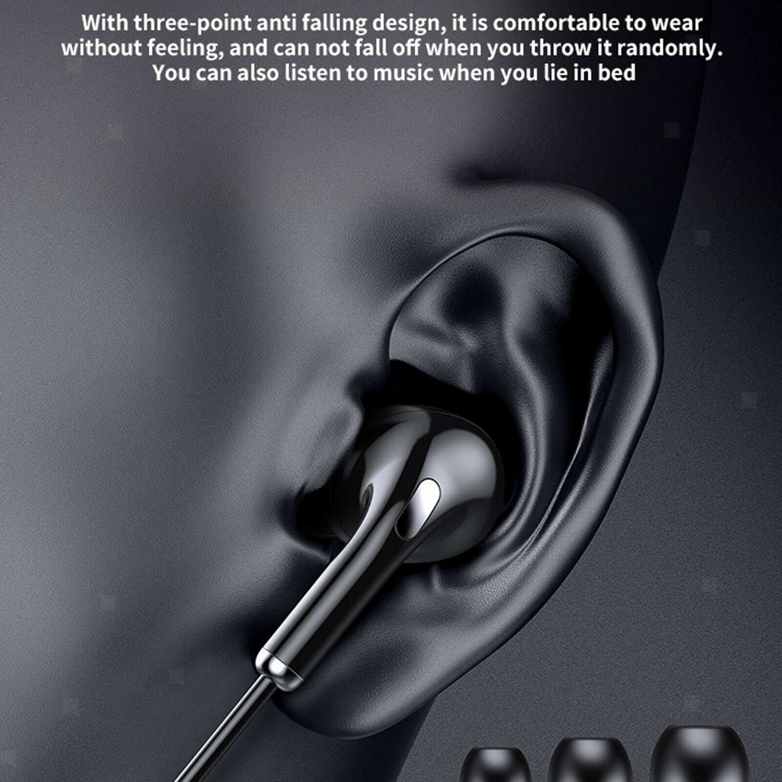 Gym Sport Earphones Wireless w/Mic Bluetooth Headphones 800MAH for Workout